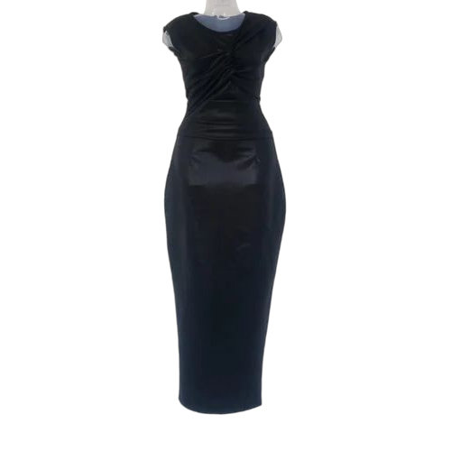 Ladies Fashionable Long Dress - Material: Cotton