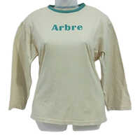 150 GSM Ladies Cotton Printed T Shirt Top