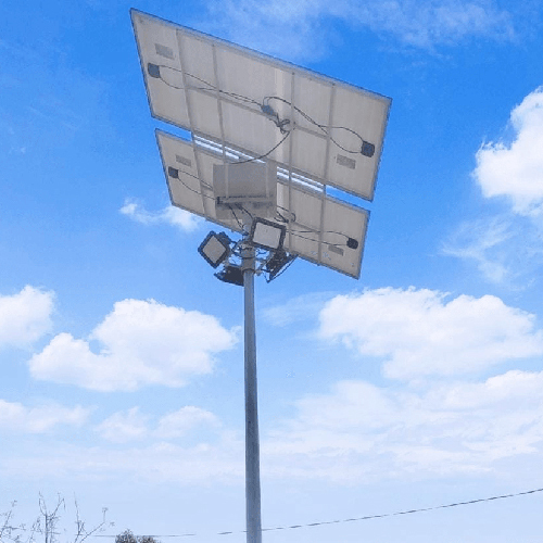 Solar high mast light