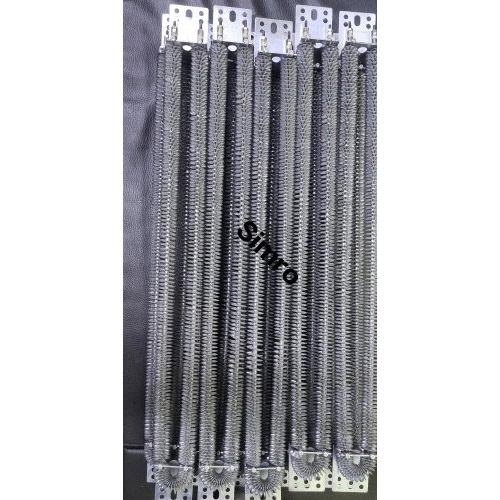 U Type Finned Heater - Stainless Steel, 230 Volt (V) | Portable Design, Silver Finish, 1-year Warranty, Energy Efficient