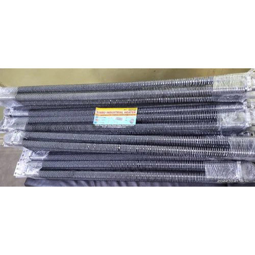 Finned Air Heater Element - Color: Silver