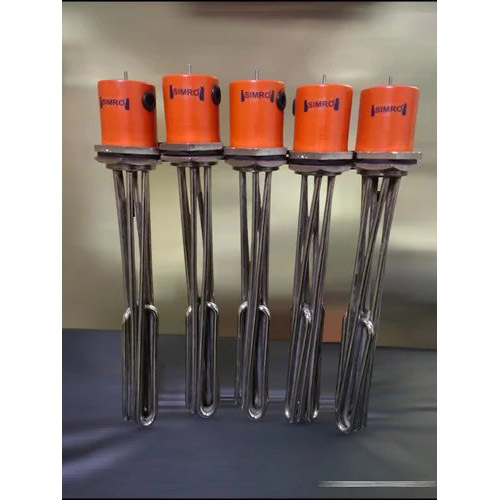 Industrial Water Immersion Heating Elements - Color: Silver Orange