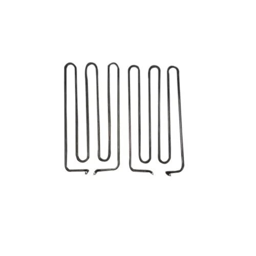 Finned Tubular Duct Heaters - Color: Silver