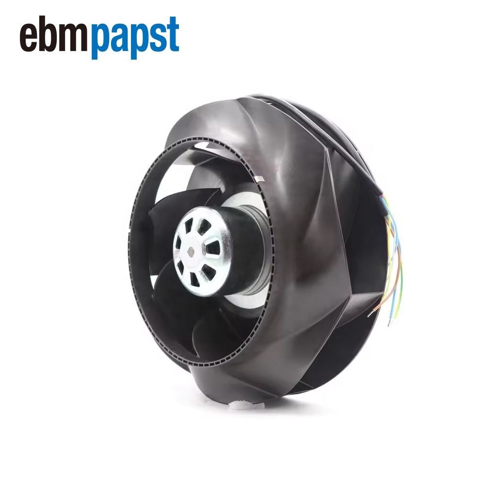 ebmpapst R3G250-RO40-A1 230V 3700RPM 490W 2.2A Ball Bearing Plug Fan AHU Inverter EC Centrifugal Cooling Fan R3G250-RR01-H1