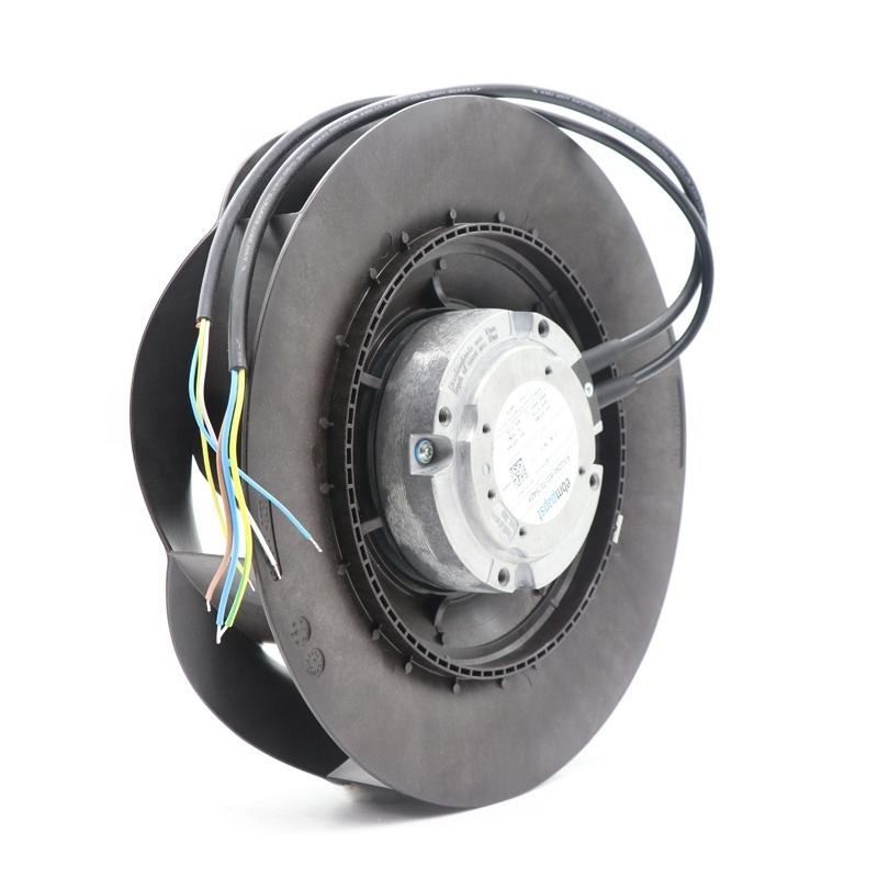 ebmpapst R3G250-RO40-A1 230V 3700RPM 490W 2.2A Ball Bearing Plug Fan AHU Inverter EC Centrifugal Cooling Fan R3G250-RR01-H1