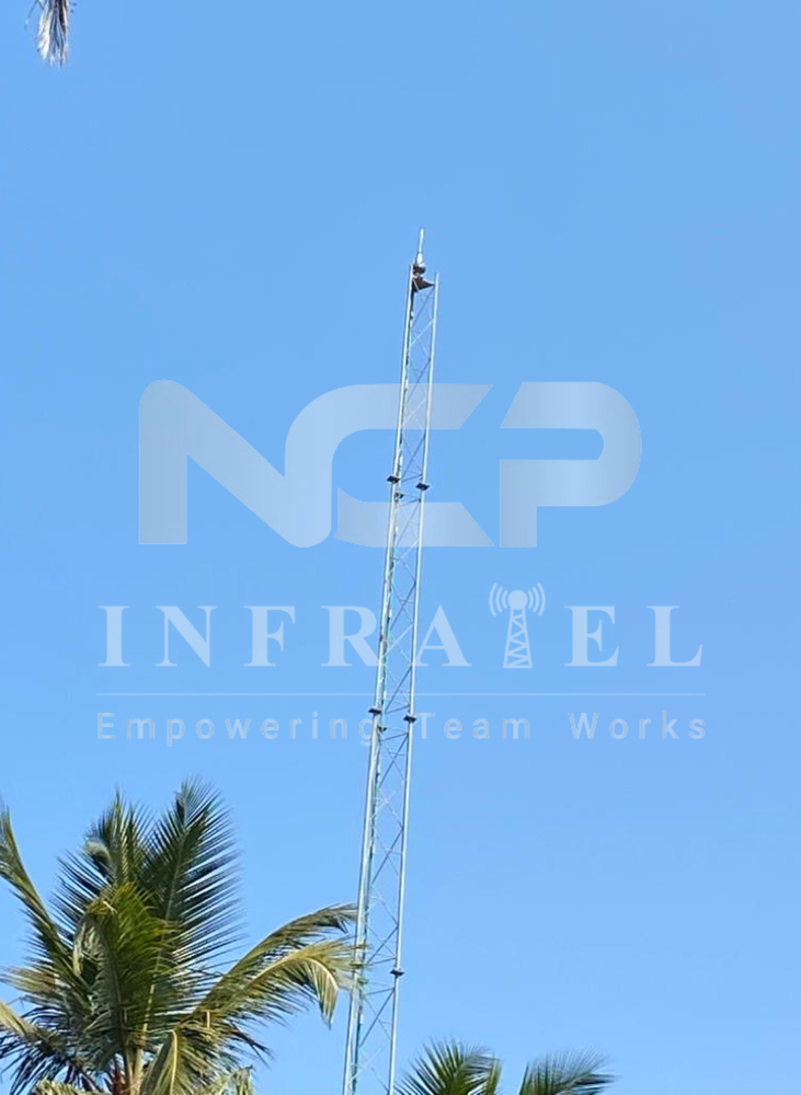 High Communication Tower Mast