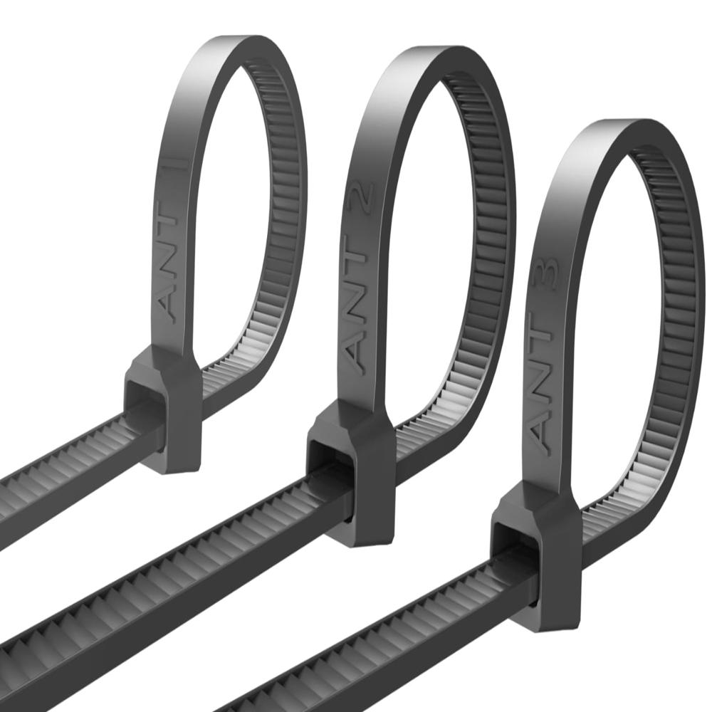 760*7.6Mm Nylon Cable Ties - Color: Gray