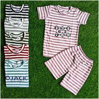 Boys Nightwear Cord Set - Color: 6 Color