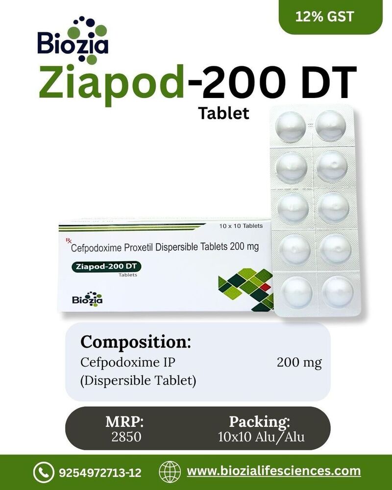 Ziapod-200 Dt Tablet - Drug Type: General Medicines