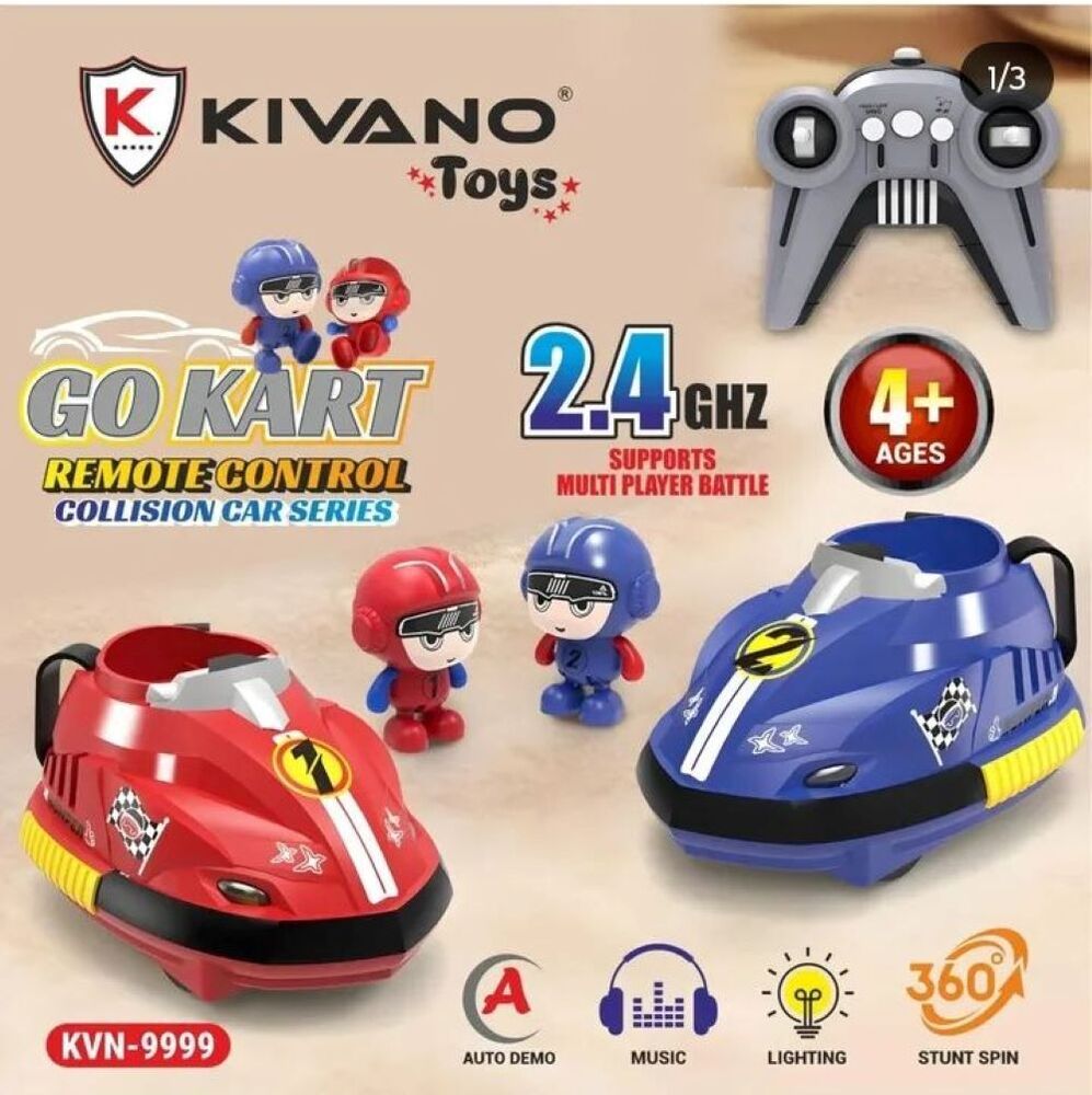 BUMPER Go Kart RC Battle Set  High-Speed Multiplayer Fun