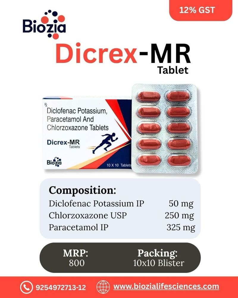 Dicrex-mr Tablet - Drug Type: General Medicines