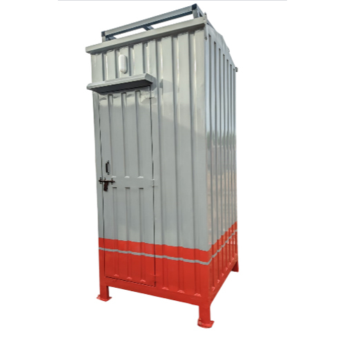 4x4 Feet MS Fabricated Portable Toilet