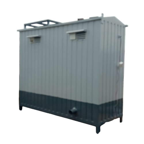 8 X 4inch Portable Toilet Cabins - Color: Gray