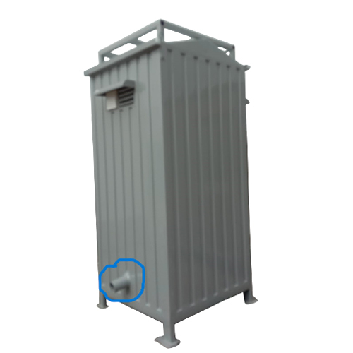 Portable Toilet Cabins - Color: Gray