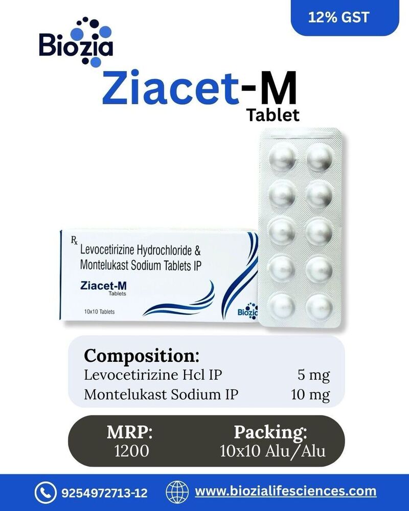 Ziacet-m Tablet - Drug Type: General Medicines