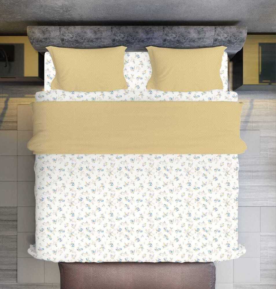 King Size Double Bedsheet - Color: Multicolor