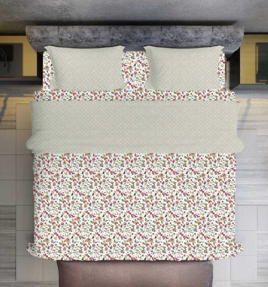 King Size Double Bedsheet - Color: Multicolor