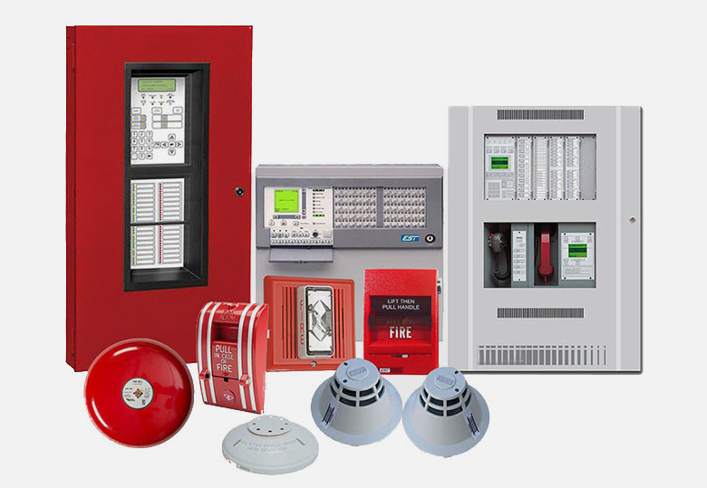 Fire Alarm System - Color: White And Red