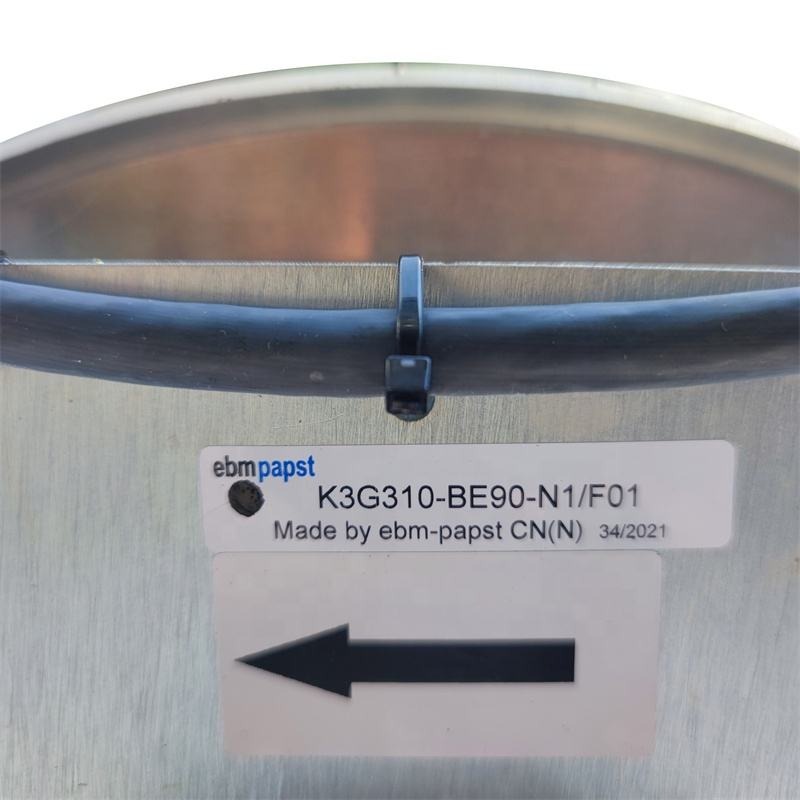 ebmpapst K3G310-BE90-N1/F01 400VAC 310mm 2900RPM 1300W 2.0A 3005m3/h 50/60HZ Ball Bearing Cooling Fan for Rail Transit