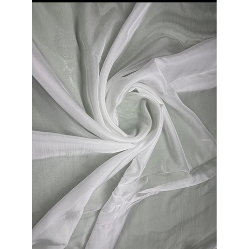 Glass Organza Fabric - Color: White
