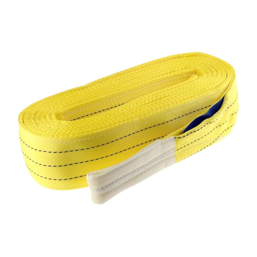 Polyester Flat Sling Belt - Color: Yellow
