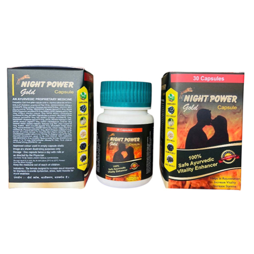Pcd Night Power Gold Capsule - Age Group: For Adults