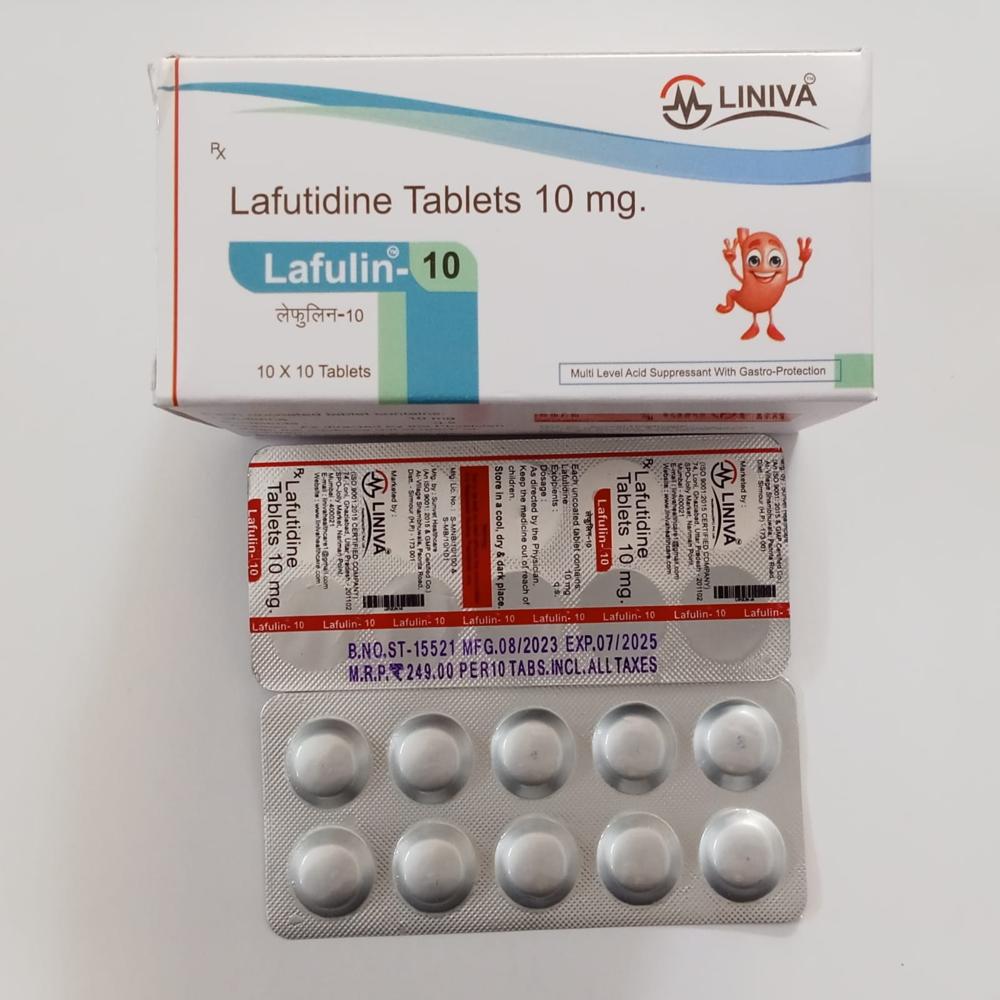 Lafutlin 10 Tablets - Drug Type: General Medicines
