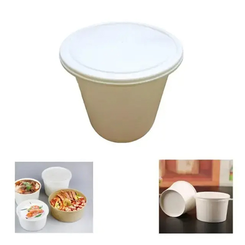1000 ml Milky White Containers with Lid