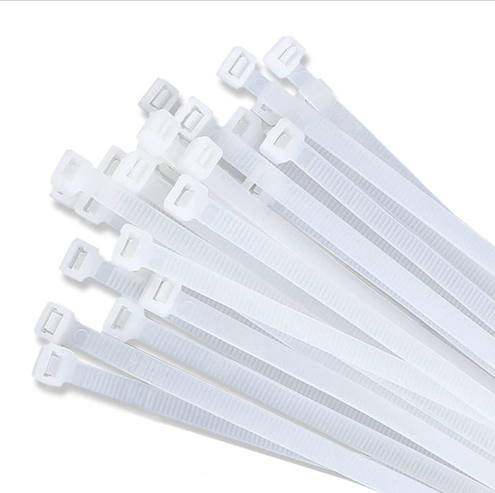 450*4.8MM WHITE NYLON CABLE TIES