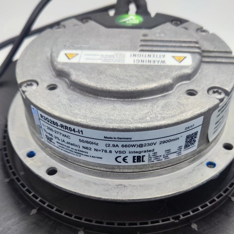 R3G280-RR04-I7 R3G 280-RR04-I1 G3G280-BR04-M7 200-277V Centrifugal Fan