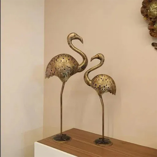Metal Flamingo Set (2 pcs)