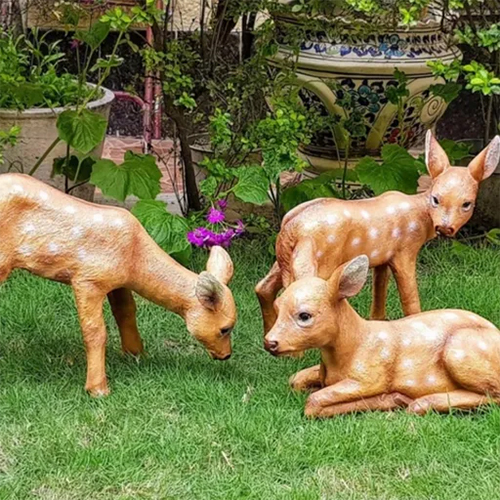 Graceful Deer Trio