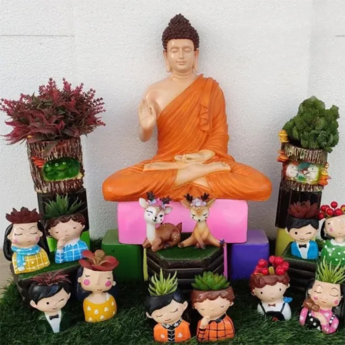Buddha With Flower