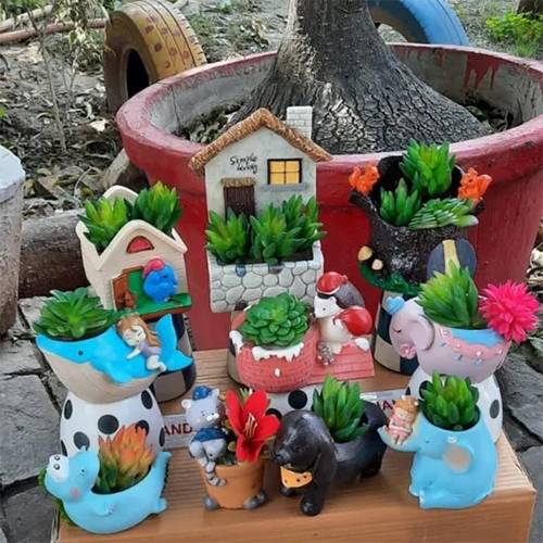 Mini House Planters