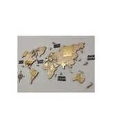 Gold 3d - Golden Birch Wall Art Decor - Feature: Easy To Clean