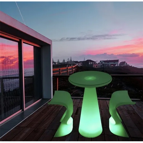 Bar Set (1 Table & 2 Bar Stools - With LED)