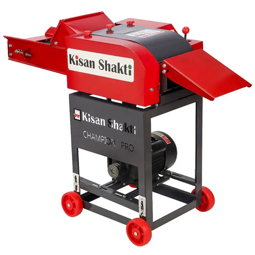 Kisan Shakti Chaff Cutter Without Motor 2880 Rpm 5 Blades Champion Pro - Color: Red
