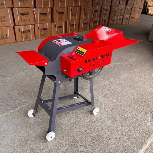 Victor Model Kisan Shakti Chaff Cutter Without Motor 3 Hp 2880 Rpm 4 Blades - Color: Red