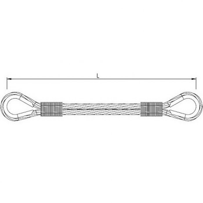 Wire Rope Sling - Grade: Stainless Steel