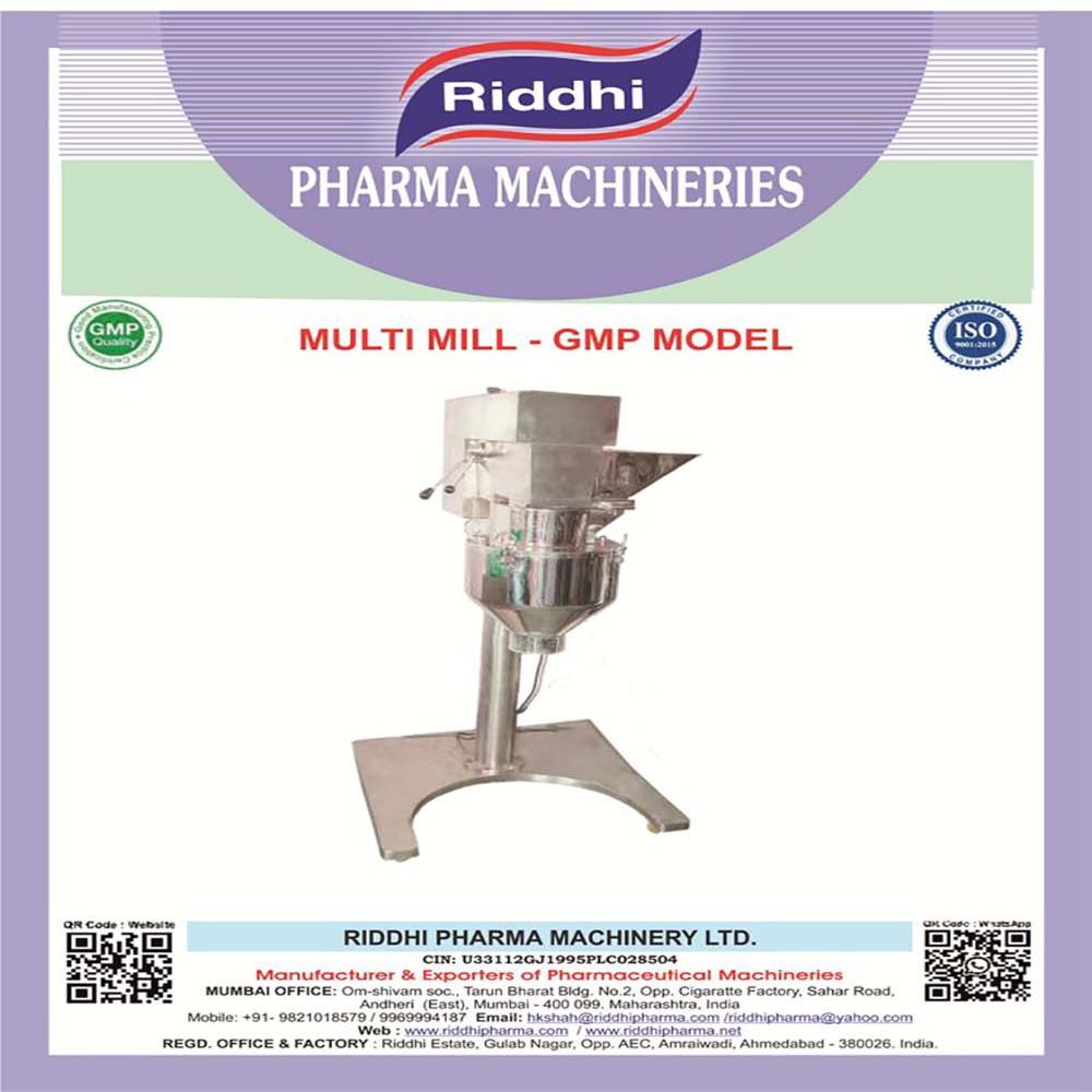 Multi Mill Gmp Model - Color: Gray