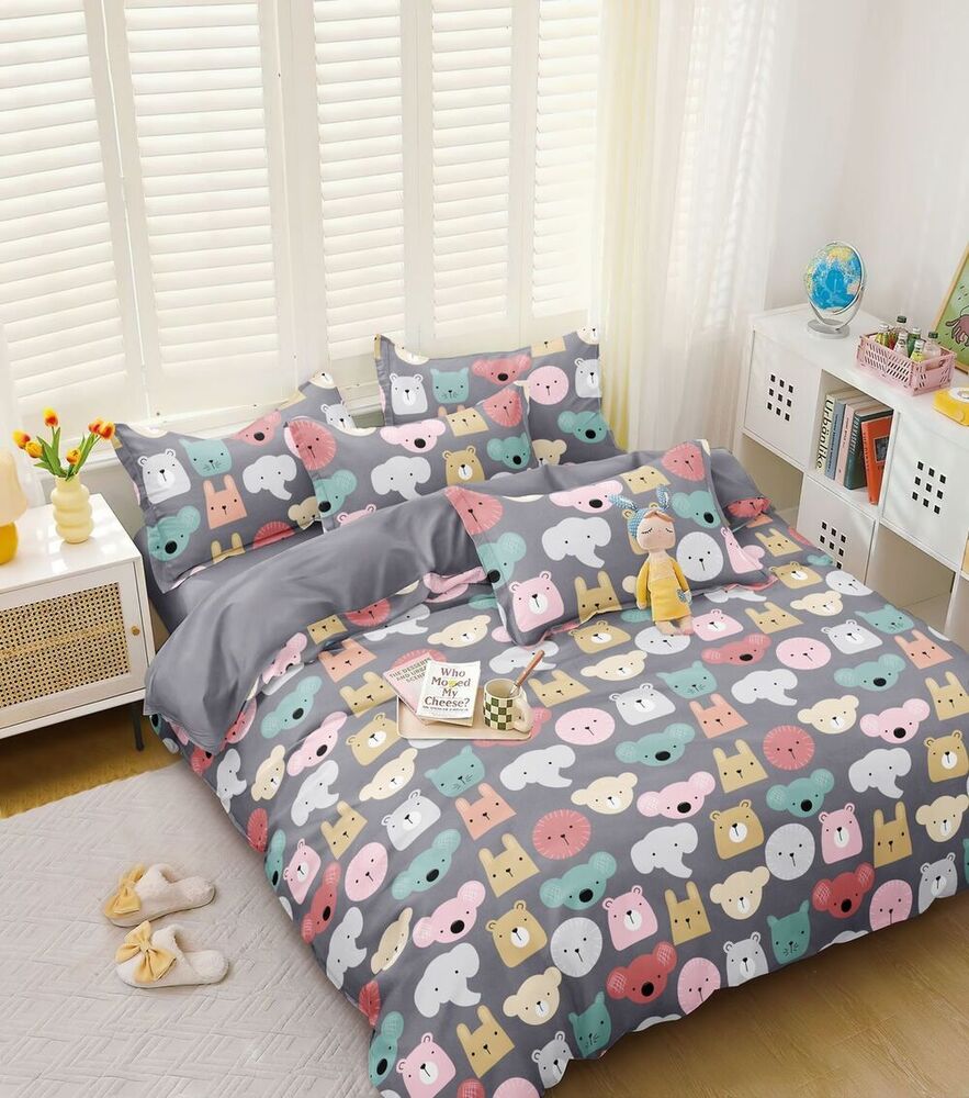 Kids Double Bed Bedsheet Set