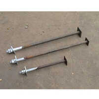 Plate Welded Foundation Bolt - Color: Silver