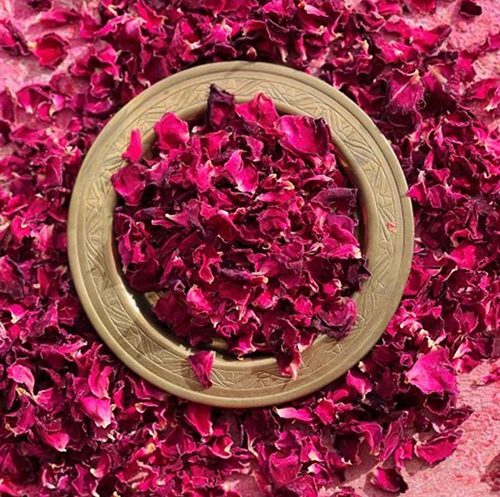 Dry Red Rose Petals - Moisture (%): Nil