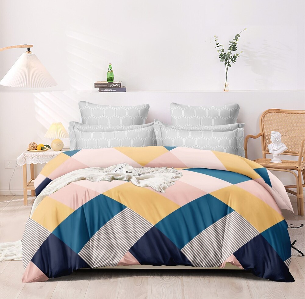Double Bed Sheet - Color: Multicolor
