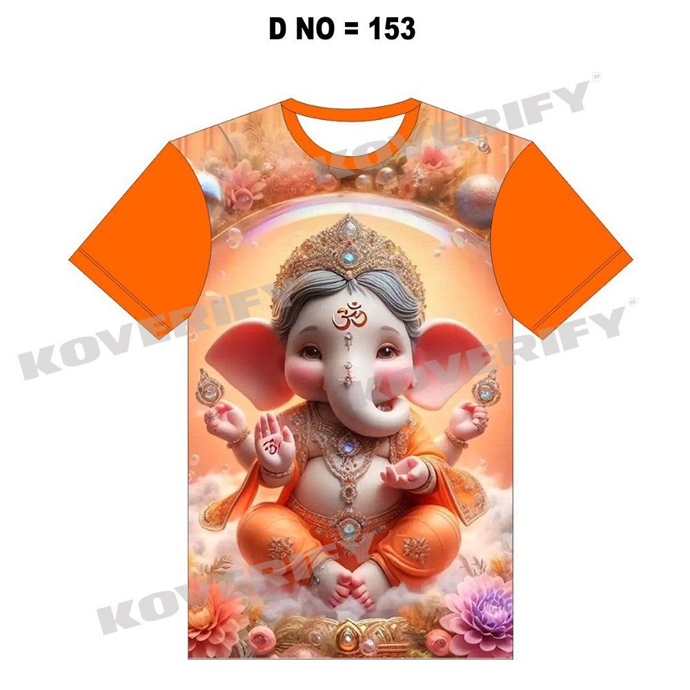 Customised Ganesh Festival T shirt