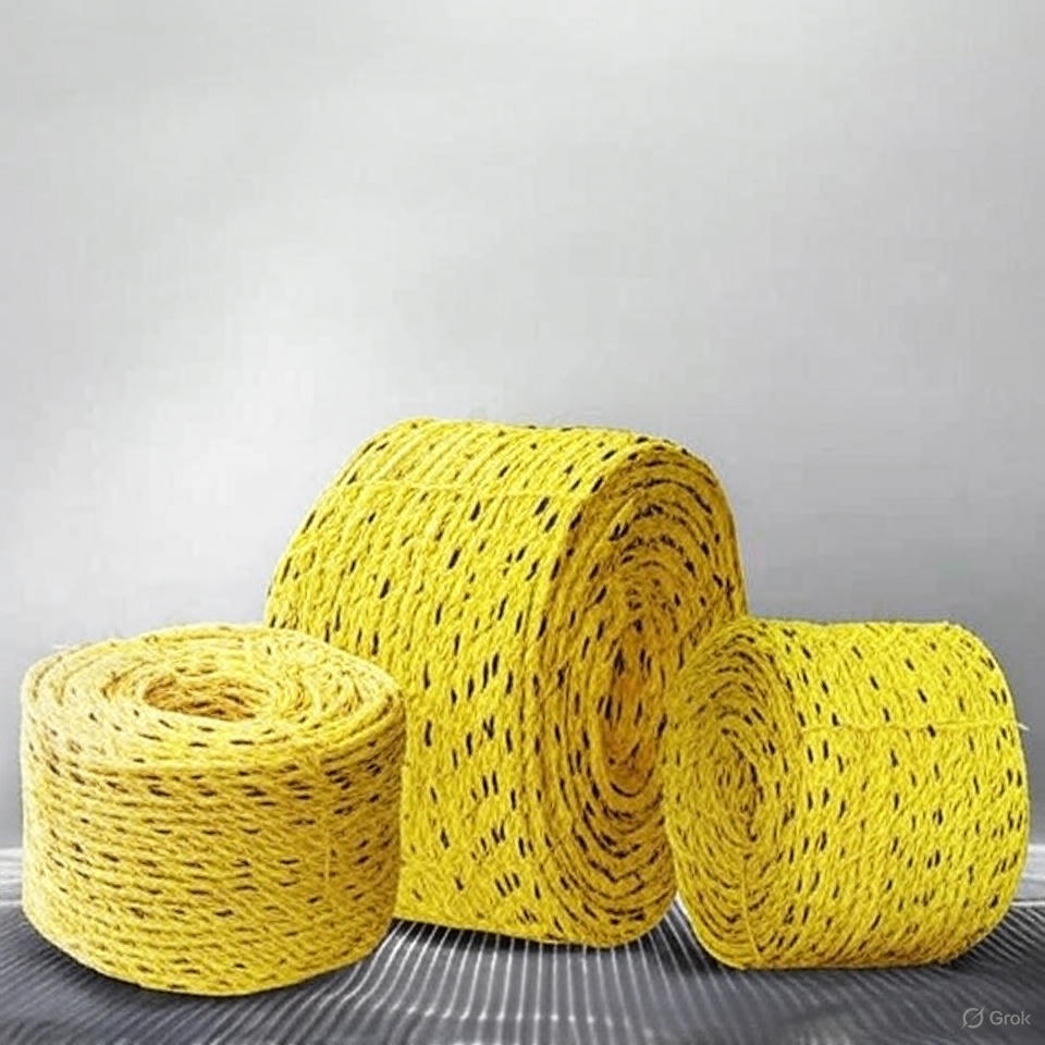 10 Mm Polypropylene Rope - Color: Yellow