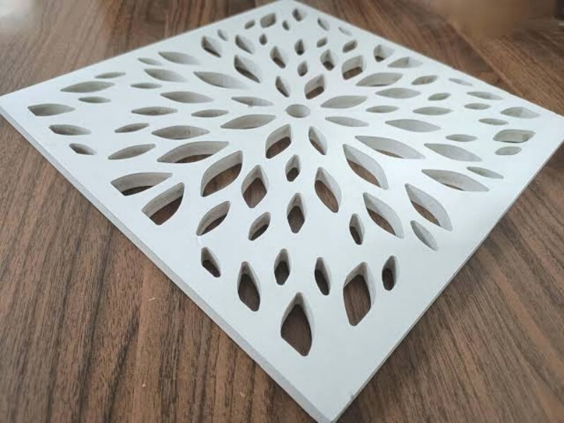 12mm Wpc Jali/grill - Color: White