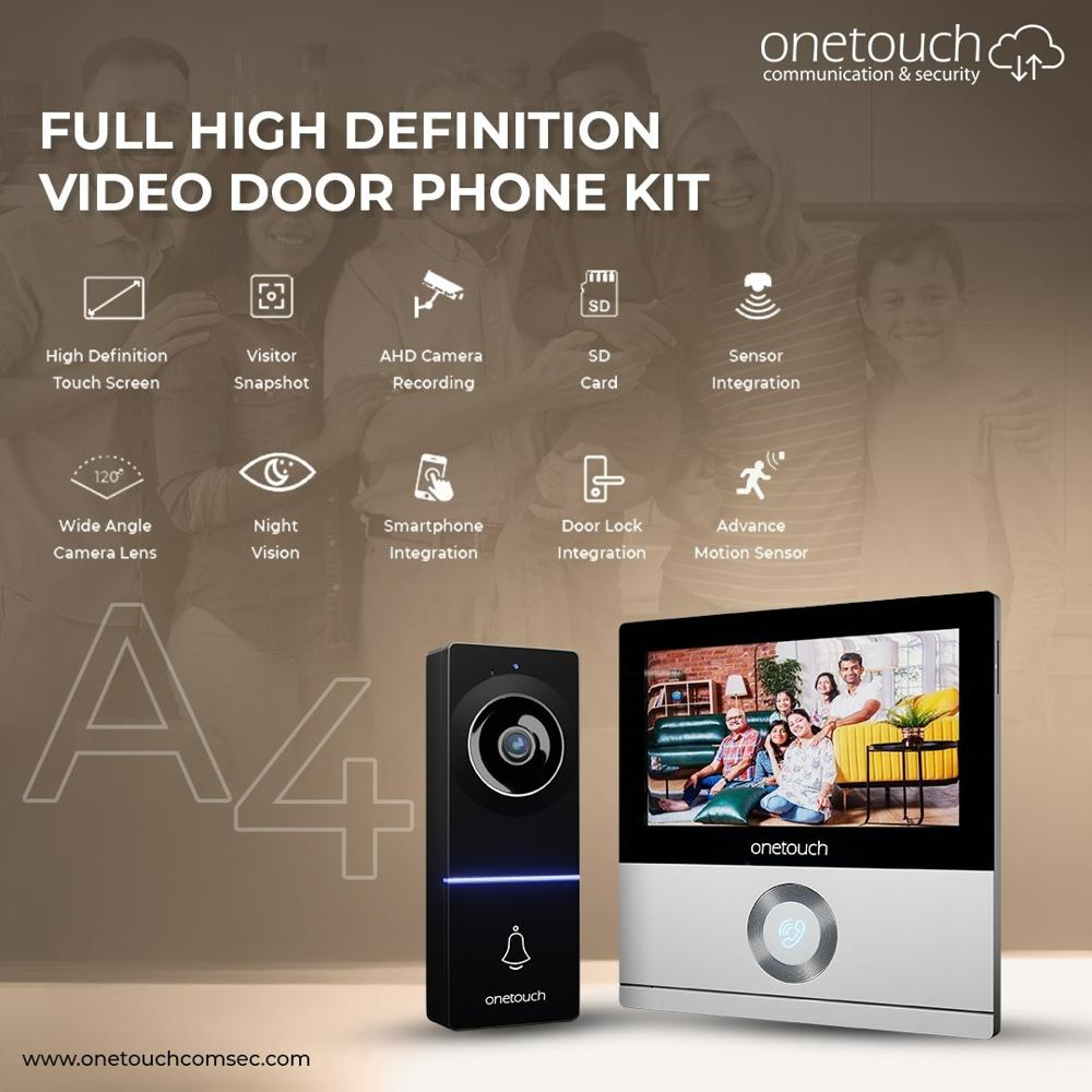 Onetouch Video Door Phone(a4) - Color: Multicolor