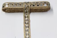 Golden Colour Mirror Lace