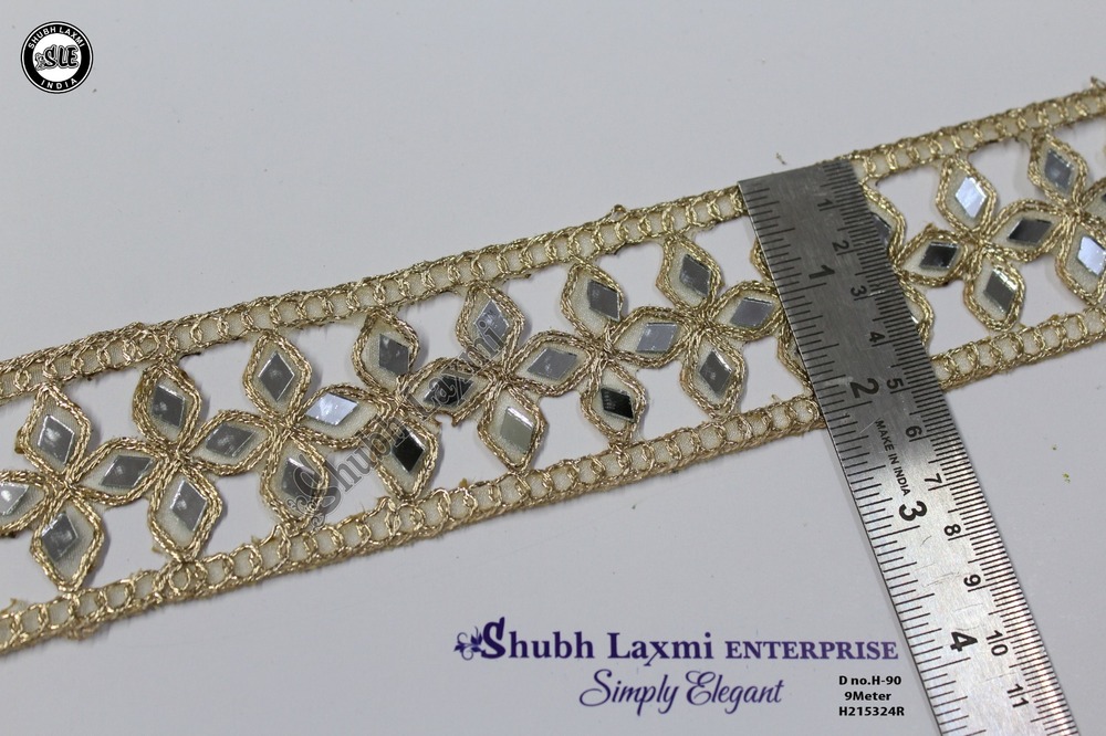 Fancy Mirror Handwork Lace
